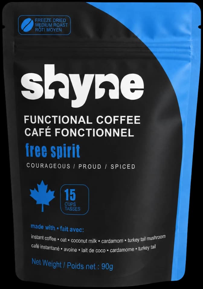 Shyne Free Spirit Turkey Tail low caffeine coffee