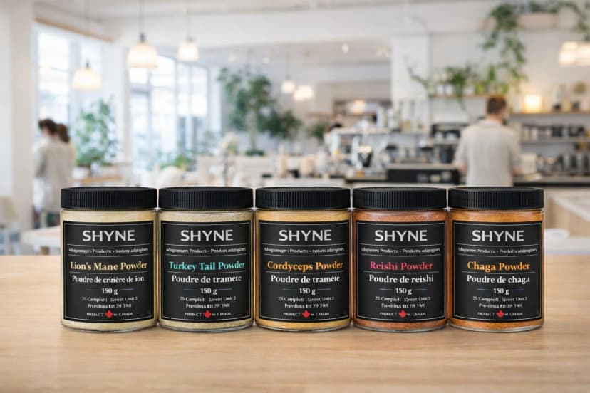 Shyne powder jar lineup