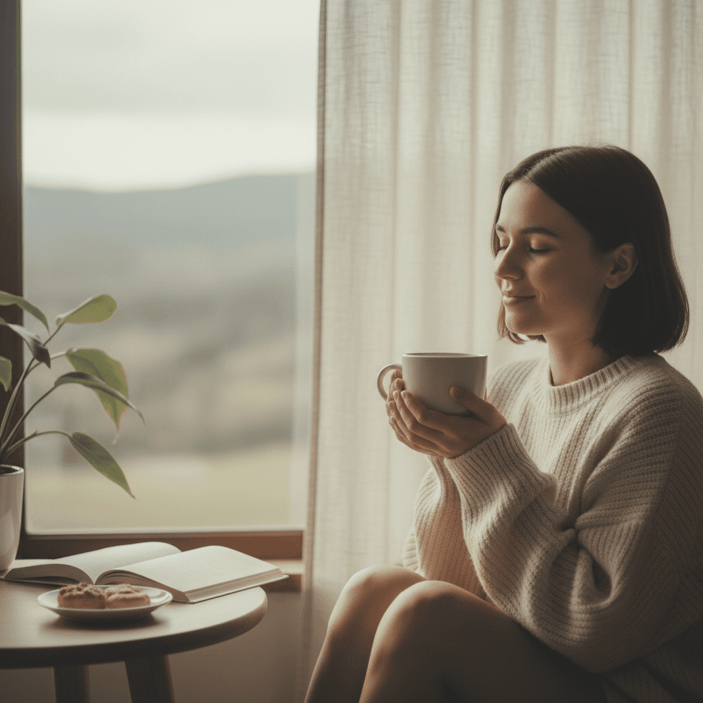 Gentle mushroom coffee for caffeine-sensitive individuals