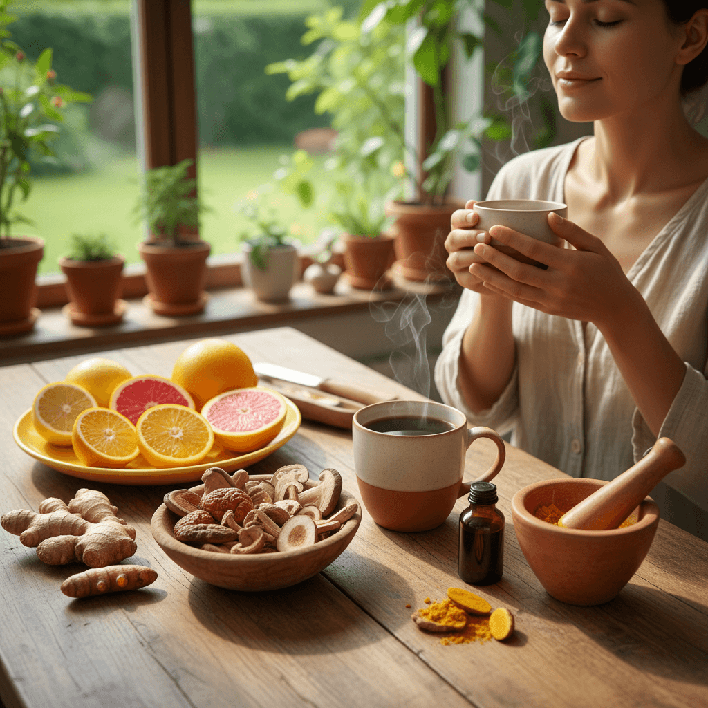 Mushroom Coffee for Immune Support - Wellness and vitality