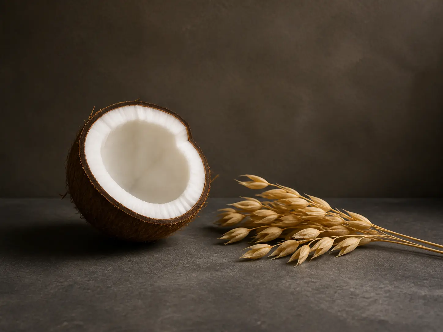 Oats and coconut—the creamer's food sources