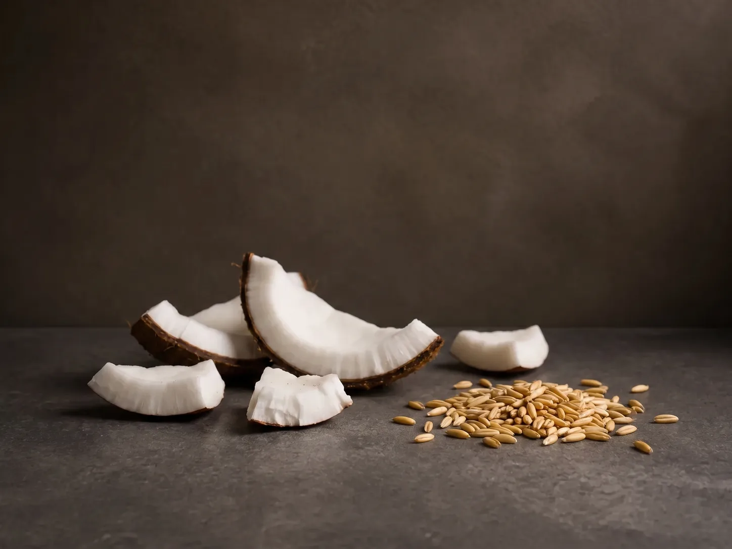Oats and coconut—the creamer's food sources