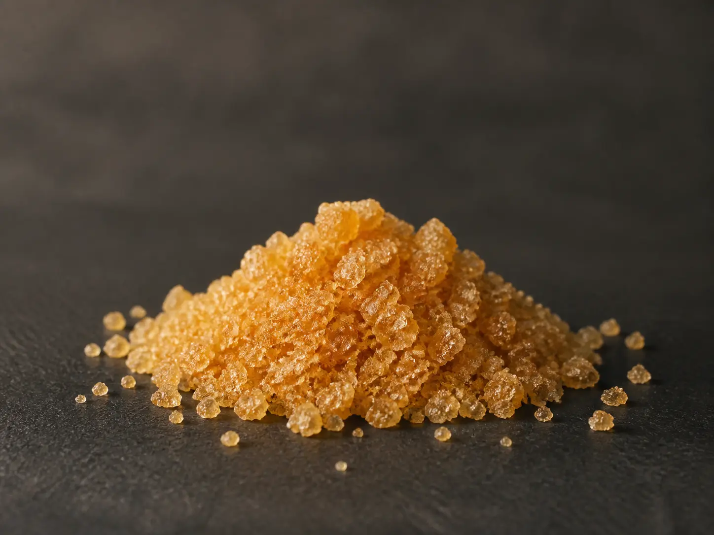 Coarse maple sugar crystals