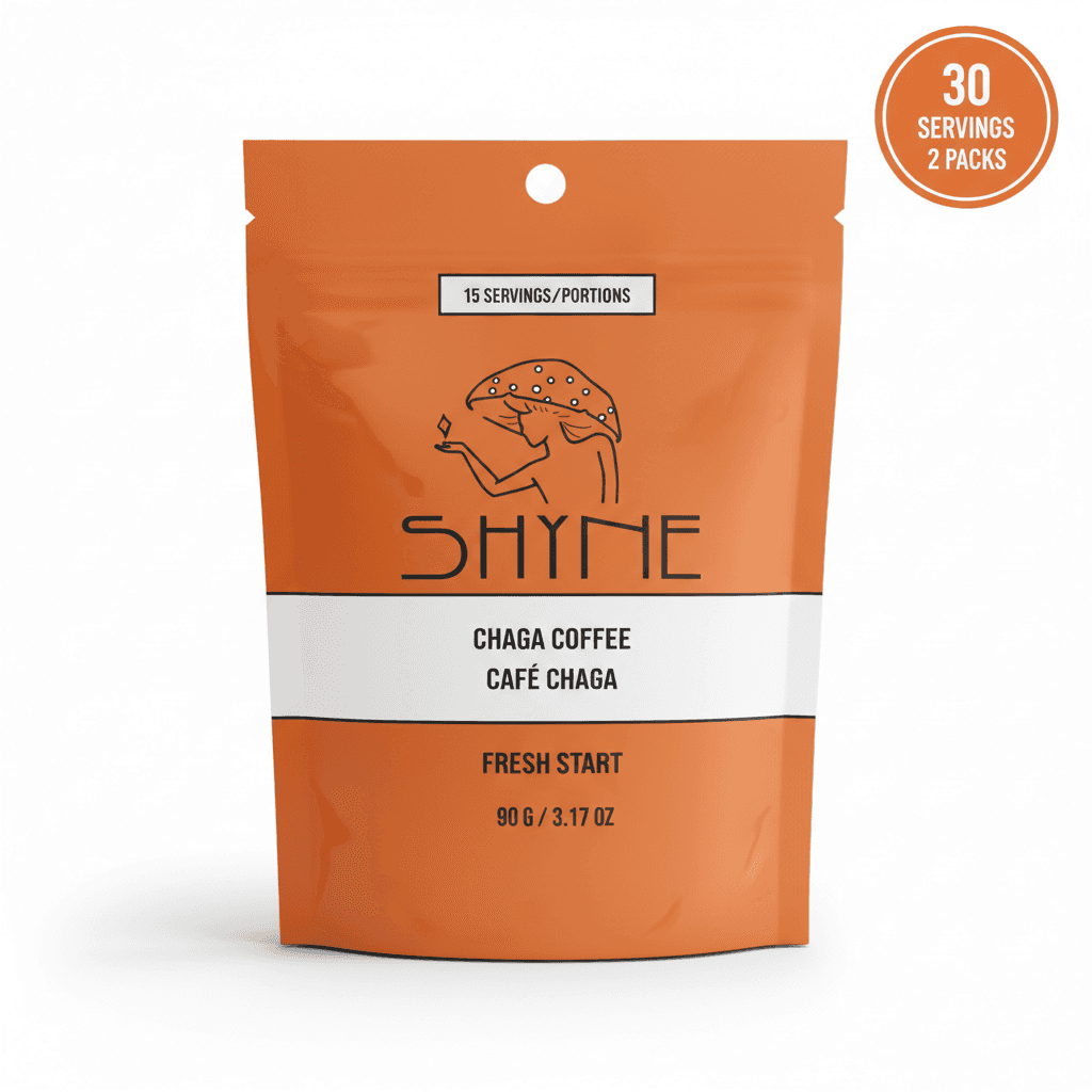 shyne chaga mushroom coffee