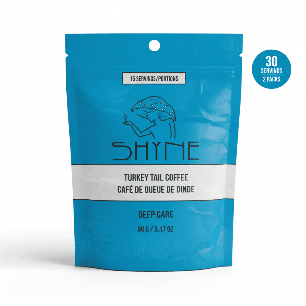 shyne turkey tail mushroom coffee
