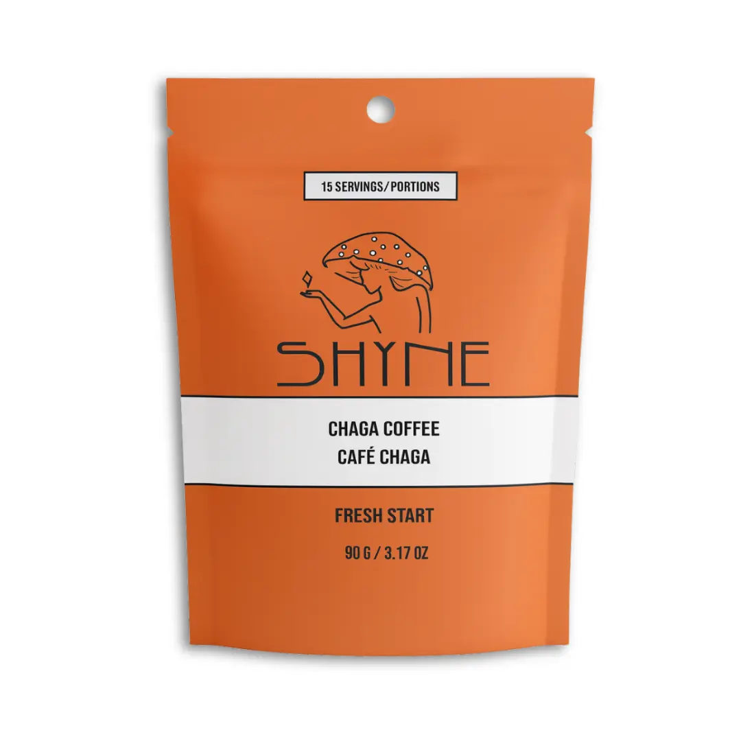 Shyne Chaga Mushroom Coffee bag - Energy Blend, 30 servings