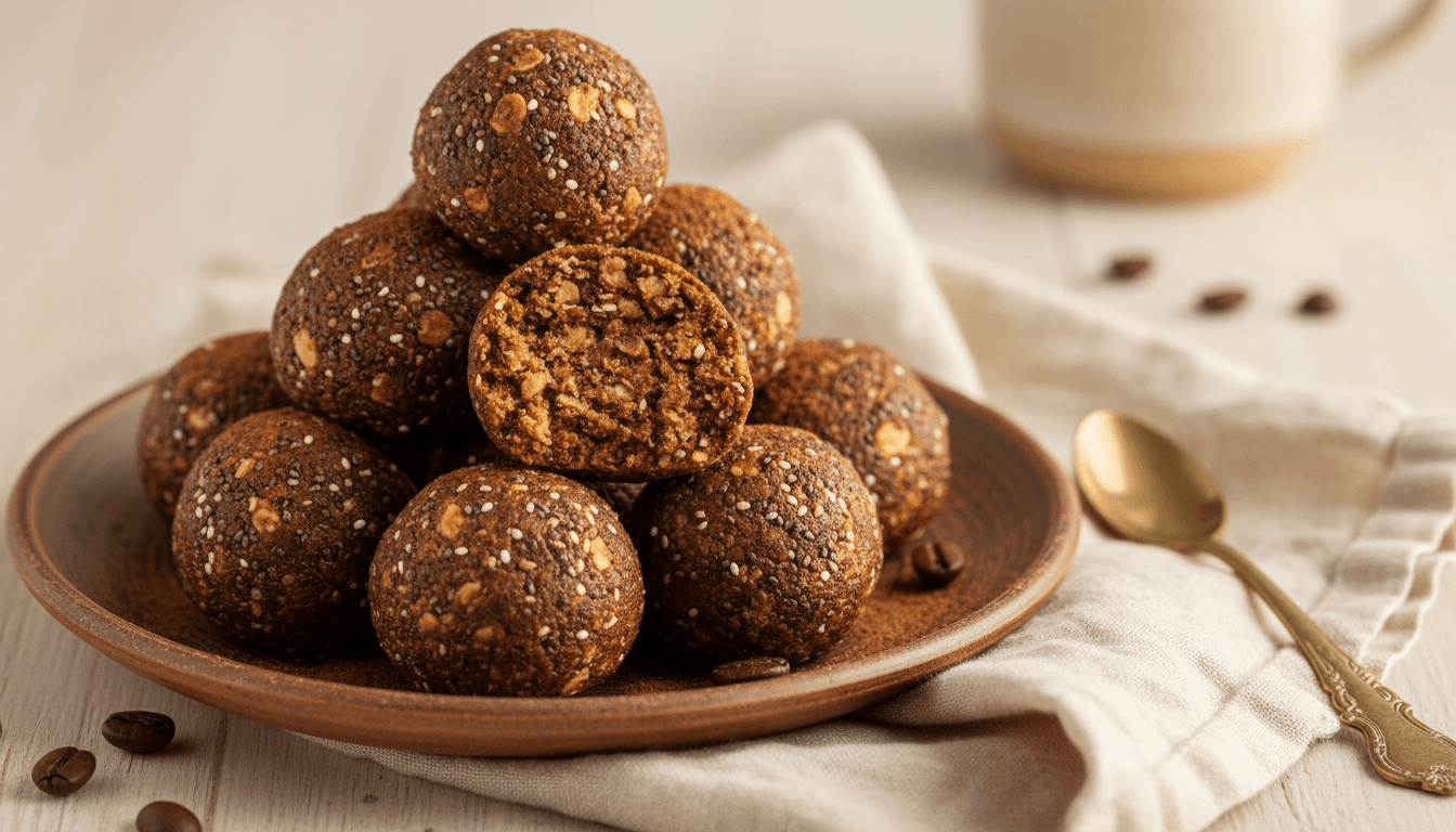 Coffee energy balls