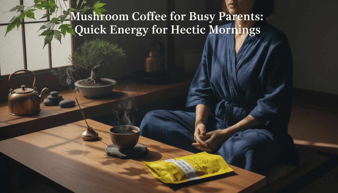Featured image for Mushroom Coffee for Busy Parents: Quick Energy for Hectic Mornings