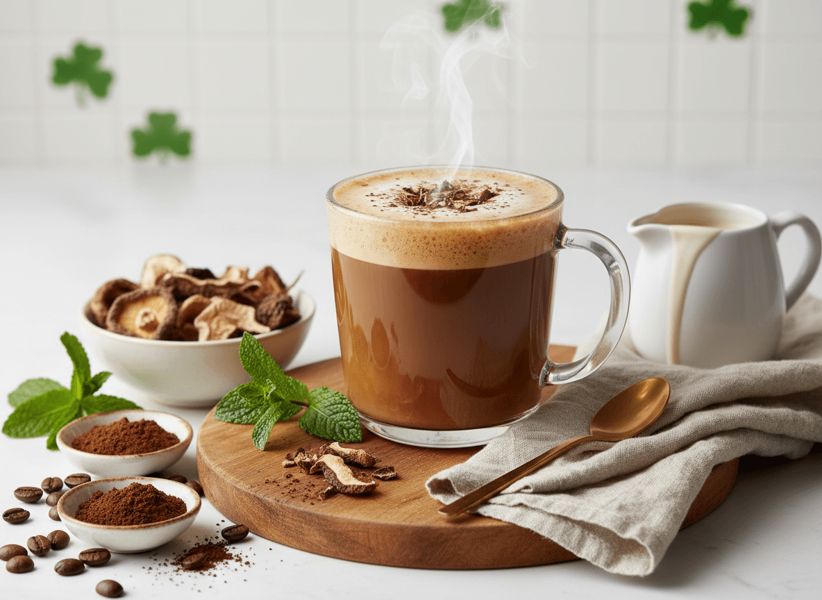 Irish Cream Mushroom Coffee (St. Patrick's Day Special)
