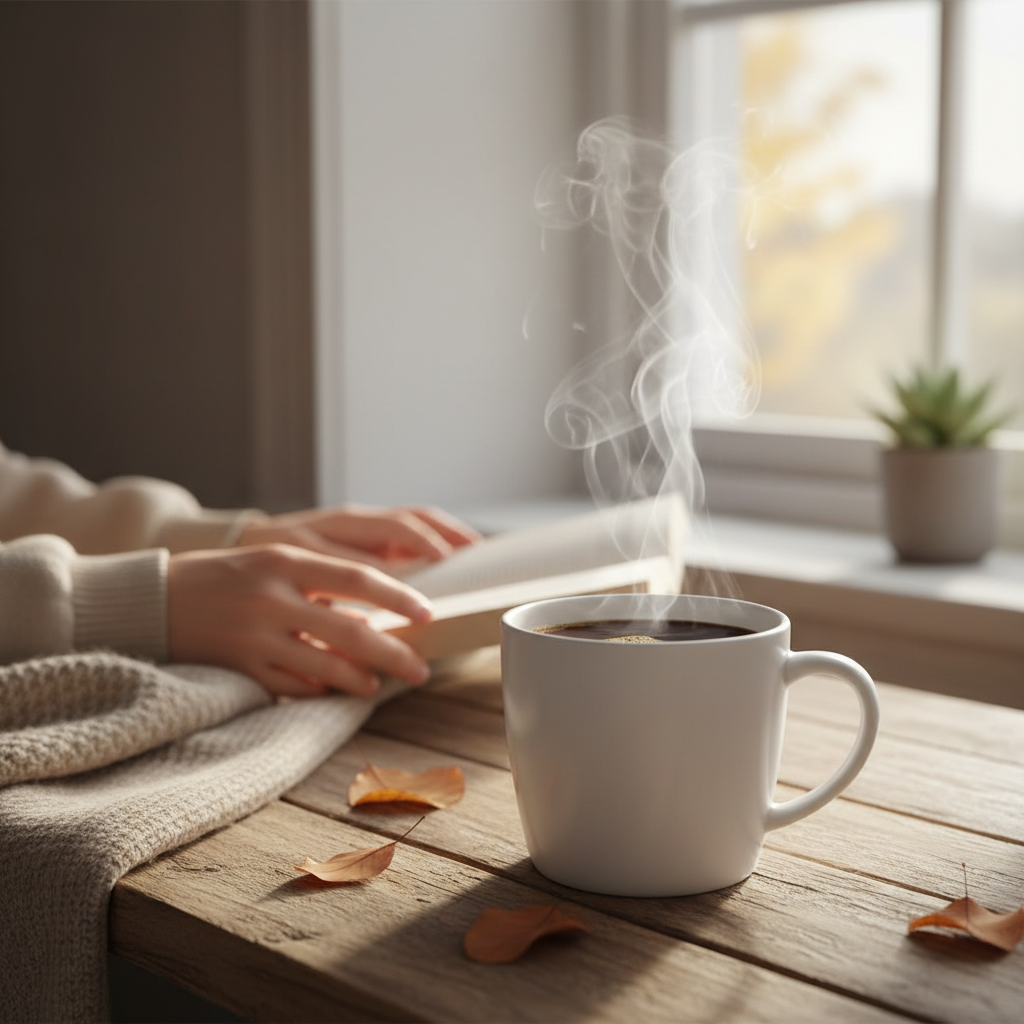 First cup of mushroom coffee for beginners