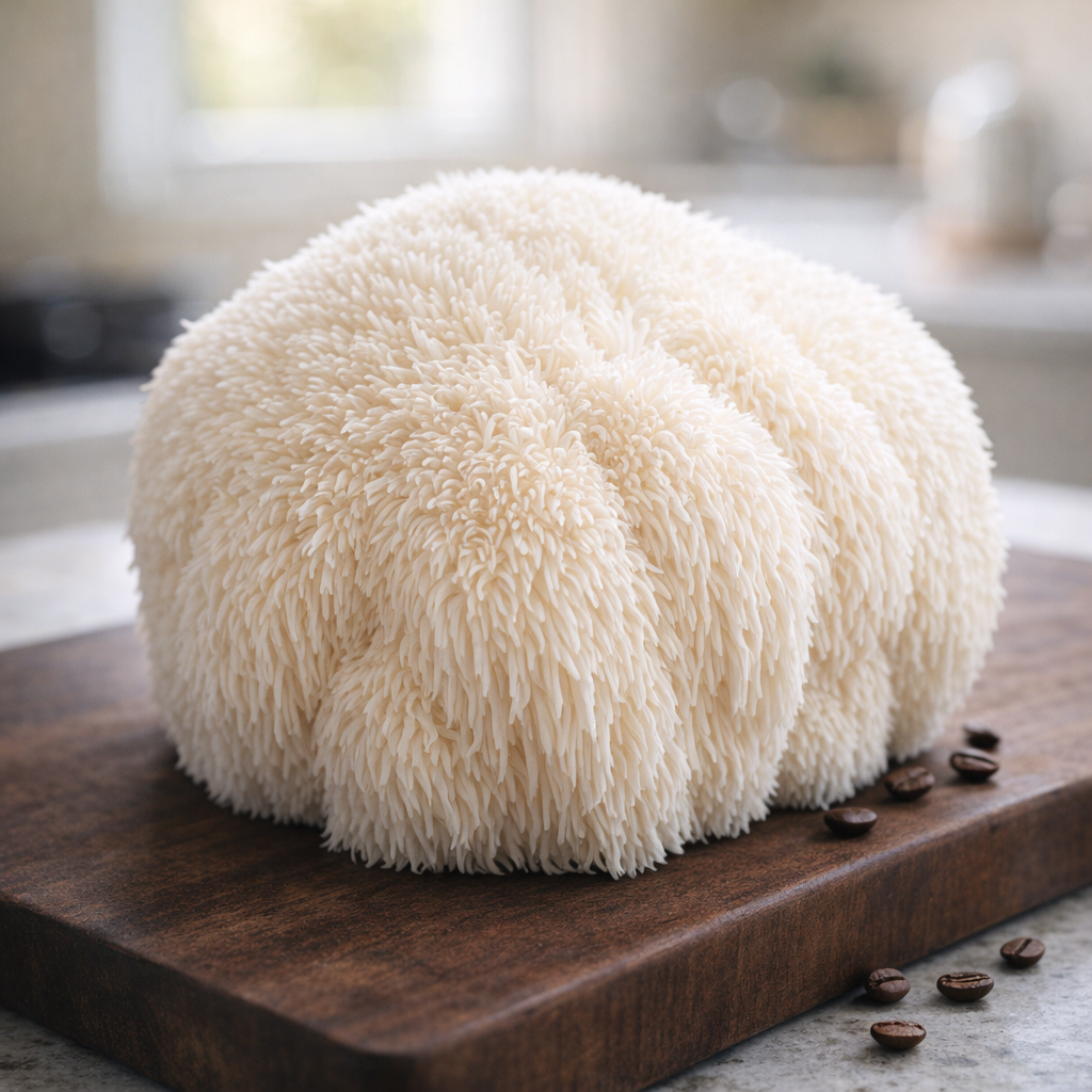 Lions mane mushroom coffee focus - cognitive enhancement