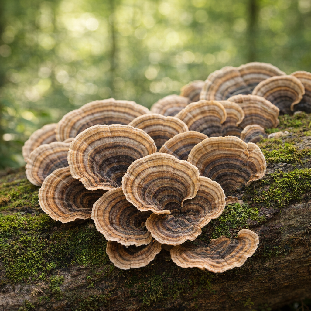Turkey tail mushroom coffee for gut health