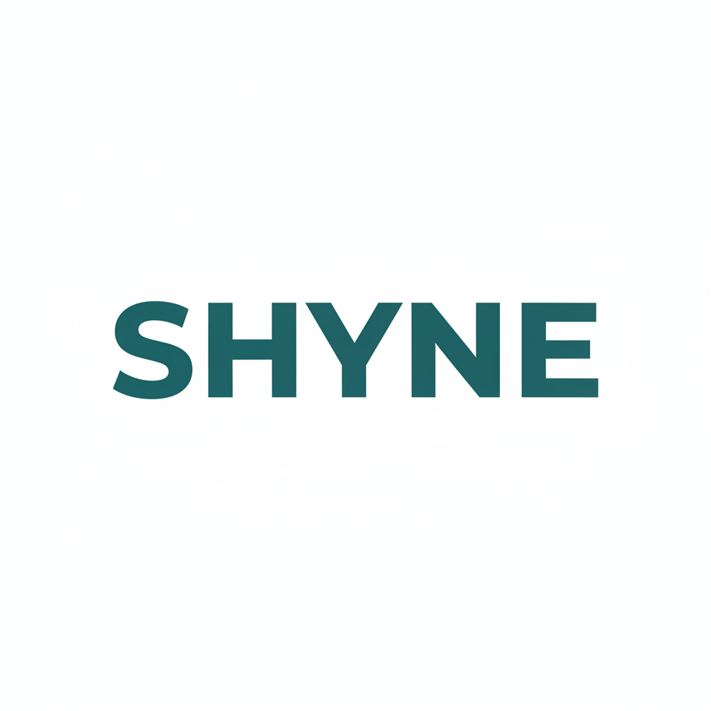 SHYNE wordmark concept