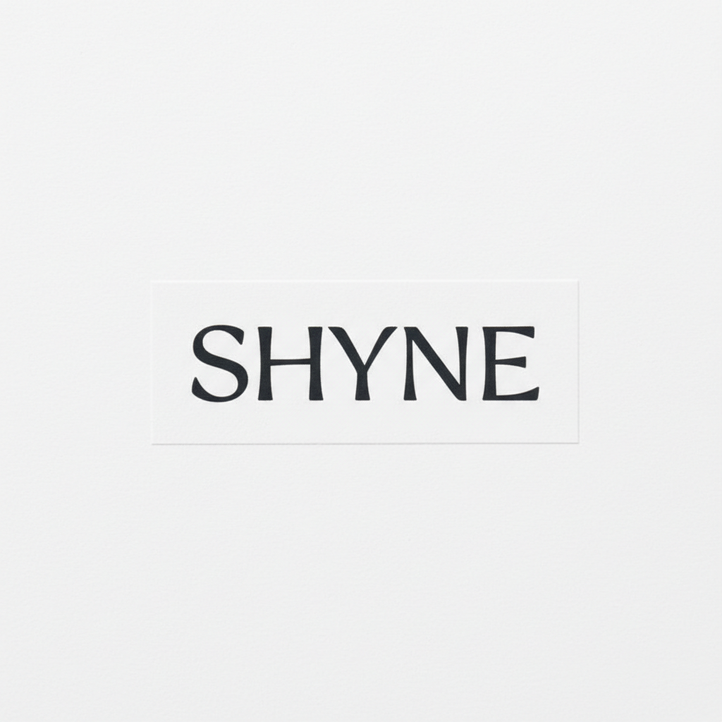 SHYNE wordmark concept