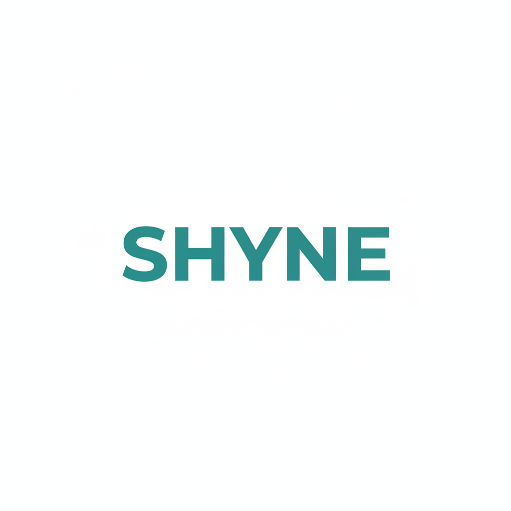 SHYNE wordmark concept