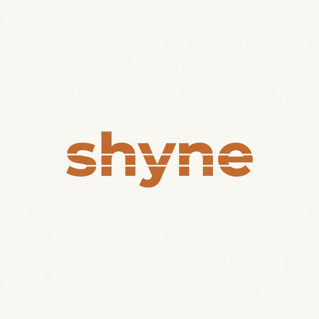 SHYNE wordmark concept