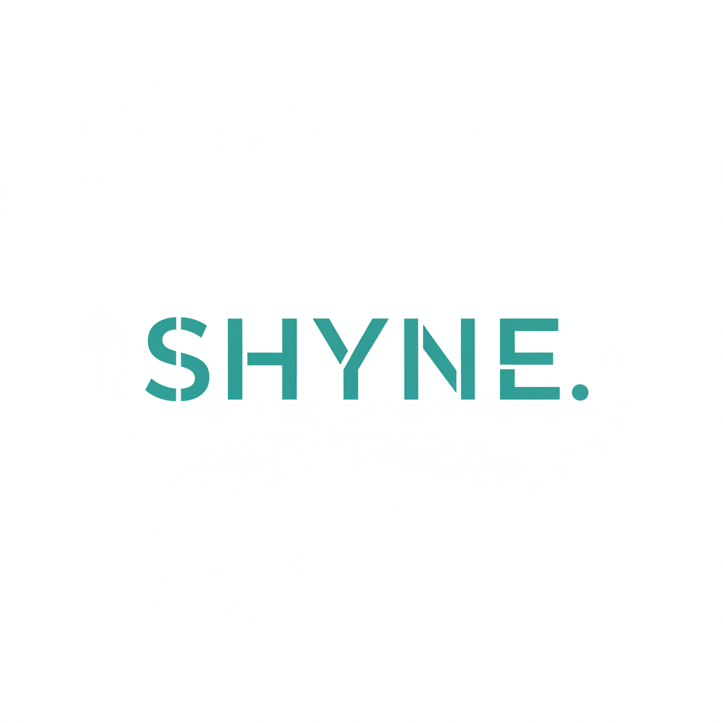 SHYNE wordmark concept