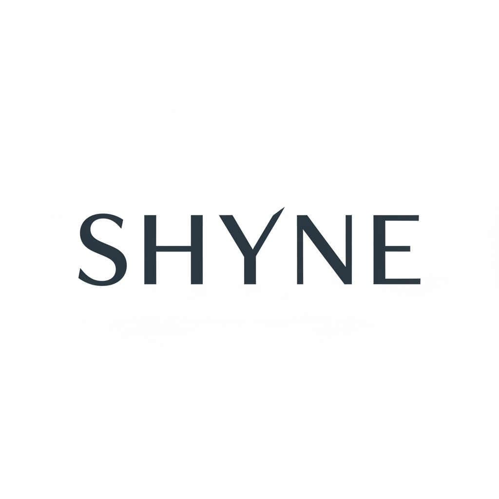 SHYNE wordmark concept