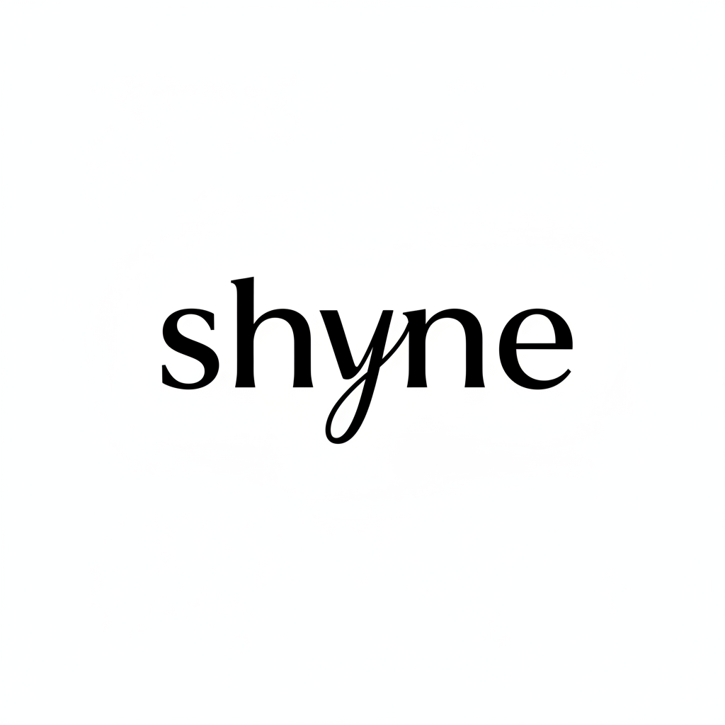 SHYNE wordmark concept
